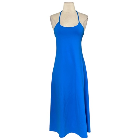 Susana Monaco Dresses & Skirts - Susana Monaco Blue Halter String Midi Dress